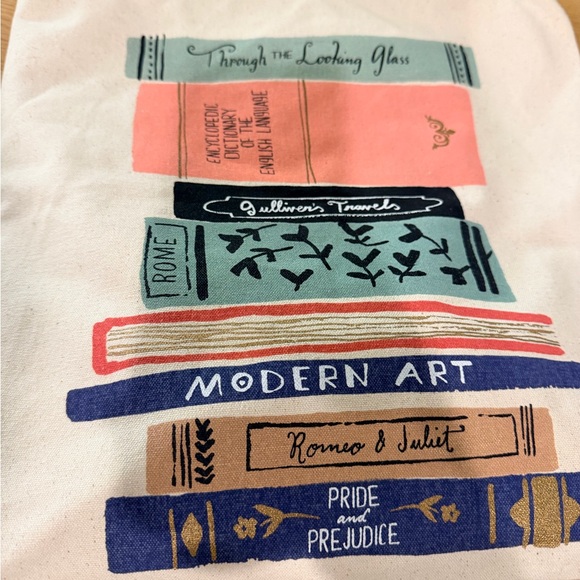 kate spade Handbags - Kate Spade Literary Book Stack Tote - Pink, Blue, Gold